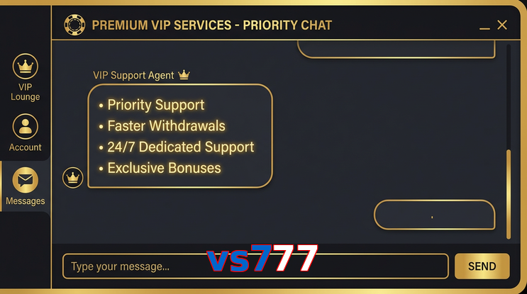 Payment and PKR controls in Vs777
